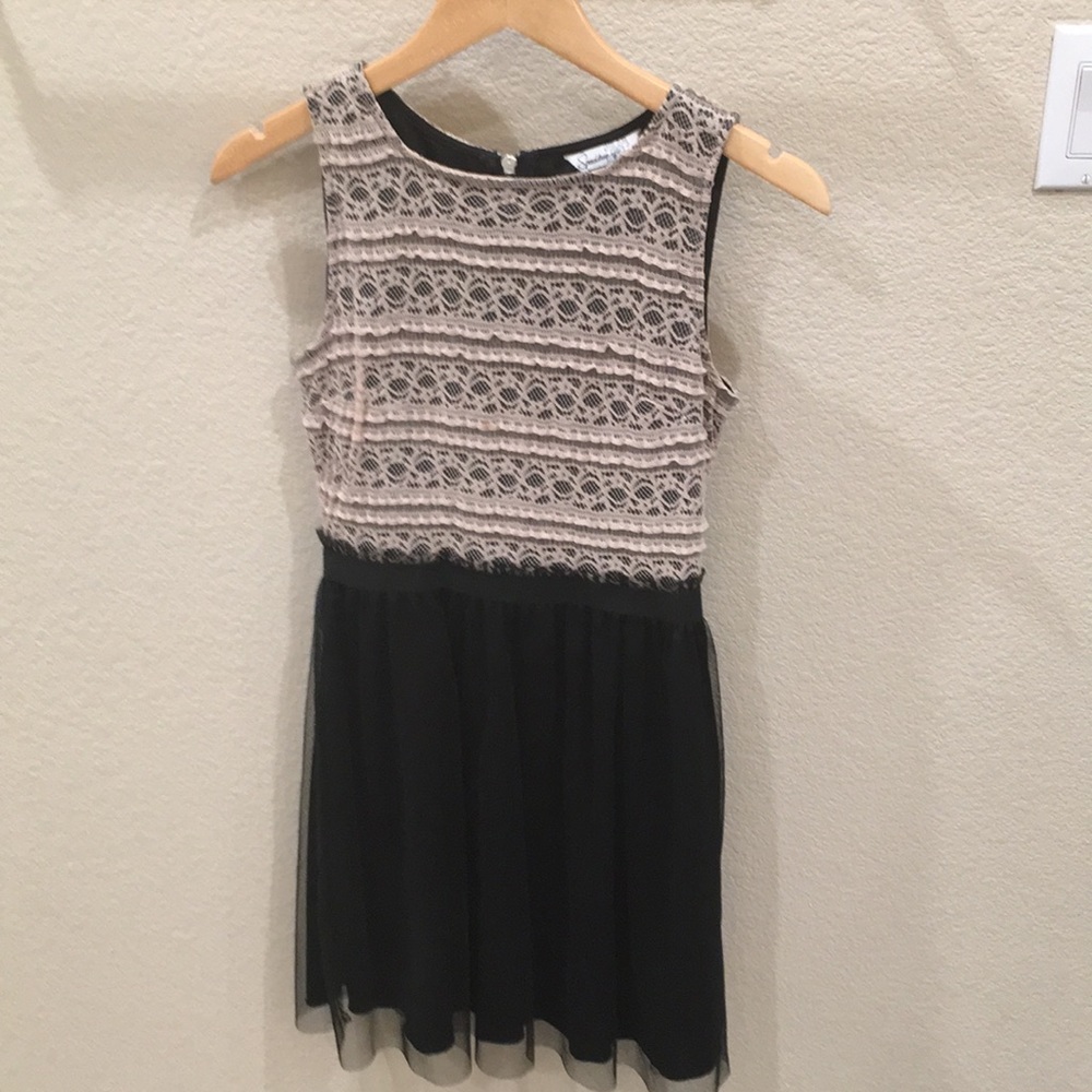 Black and cream lace party dress from Kohl’s
